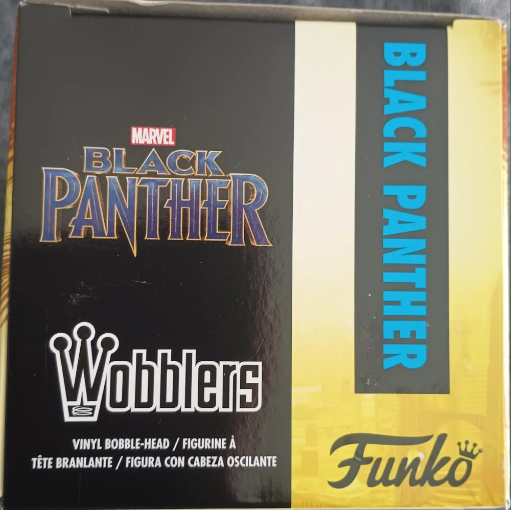 NIB Funko Marvel Black Panther Wobblers Bobblehead | Wakanda Collectible